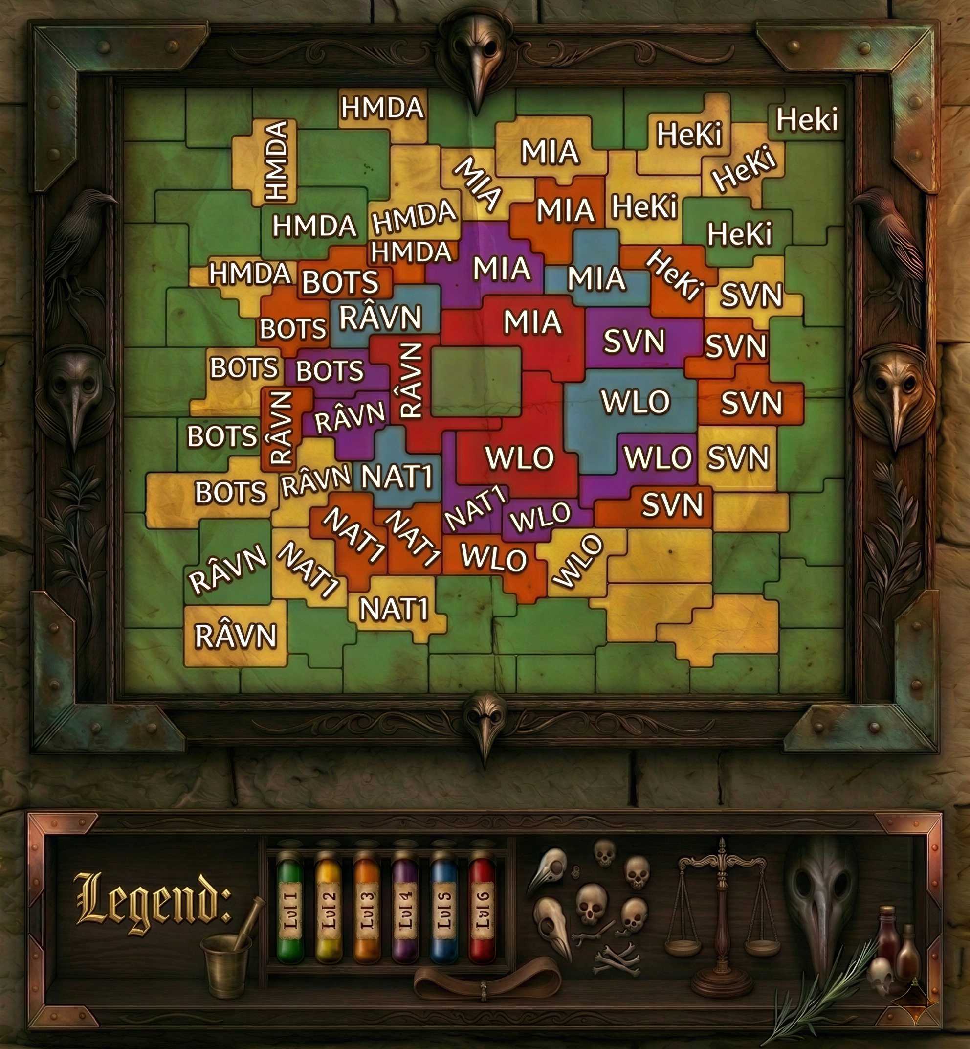 NAP Territory Map